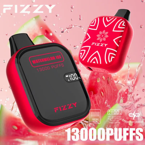 Fizzy-Boom-Vape-13000-Puffs-13K-Vape-Wholesalers-Watermelon-Ice